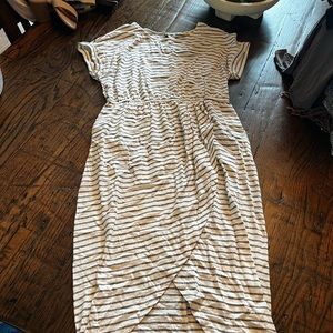 Faux wrap dress